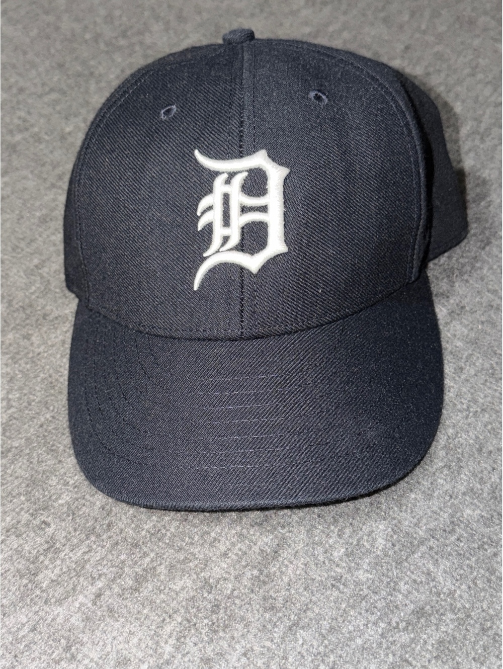 47 Twins Detroit Tigers Black Wool Blend Baseball Cap OSFA Adjustable